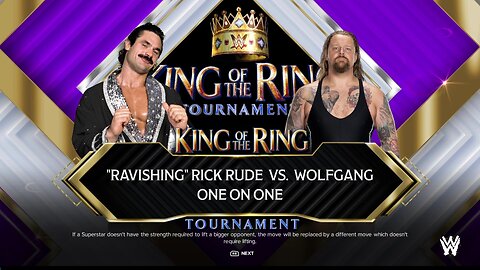 WWE 2k24 Rick Rude vs Wolfgang