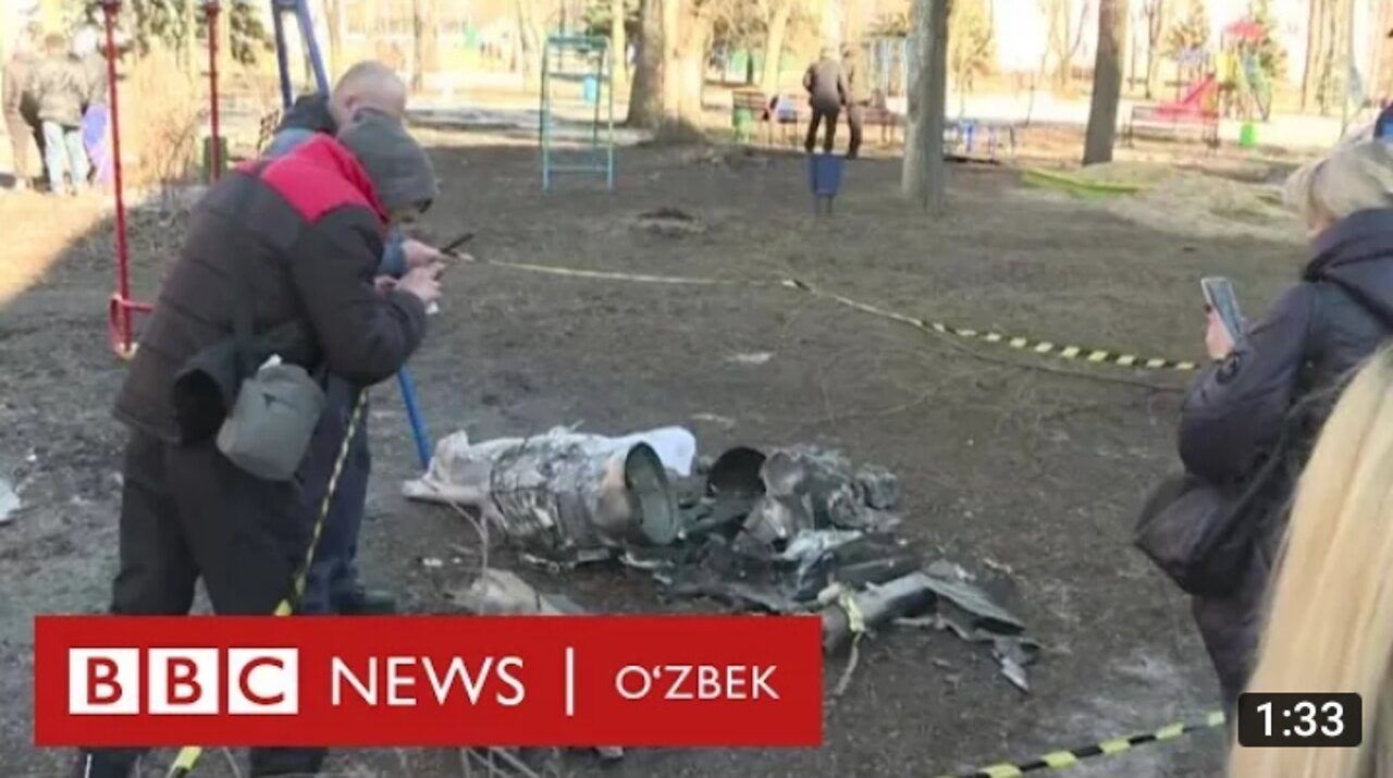 Украина: Харков шаҳридаги болалар майдончасига ракета келиб тушди BBC News O'zbek Россия