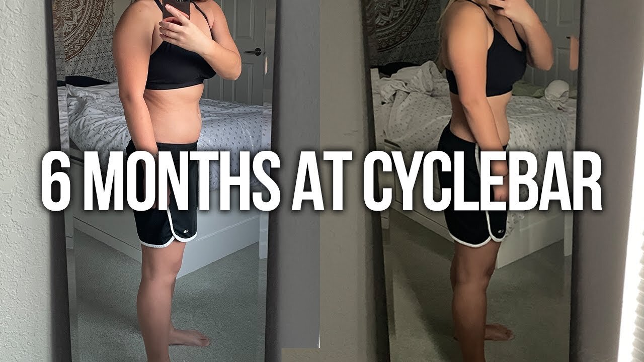 Weight Loss Progress From Cycling! CYCLEBAR 6 Month Update with Photos