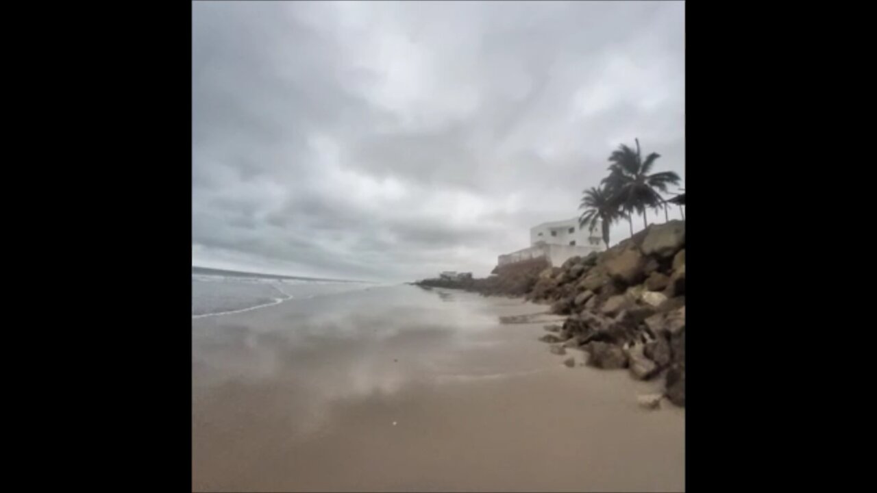 Week 9 Day 4, 40 min. recovery run on the beach