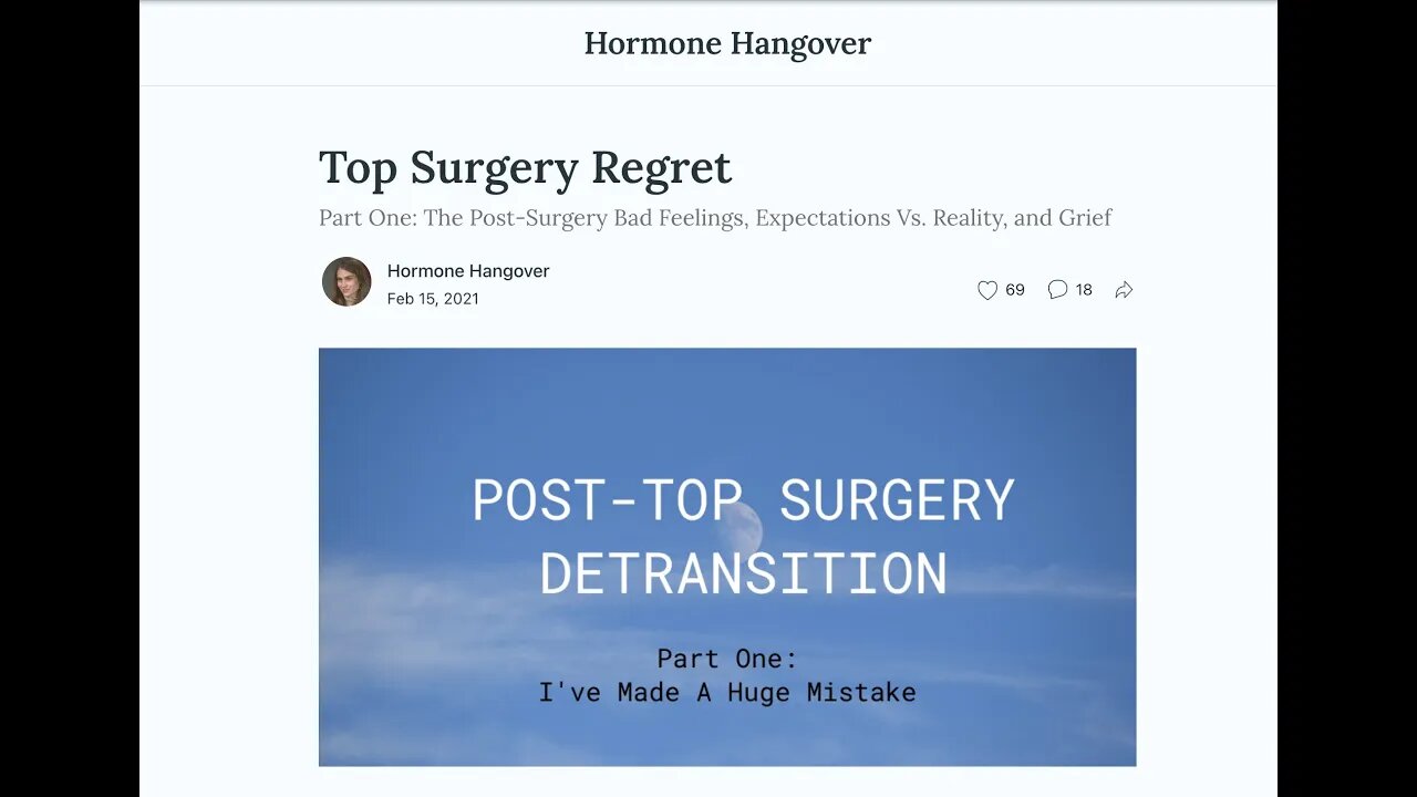 I Read to You: Top Surgery Regret, I've Made a Huge Mistake