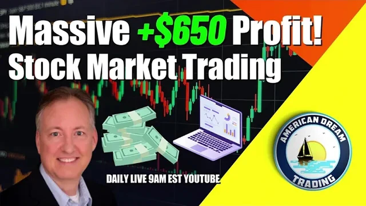 Massive +$650 Profit Lifetime Members Stock Market Trading Success