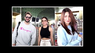 SPOTTED! Lovebirds Aly Goni-Jasmin Bhasin & Mahira Sharma at the Airport