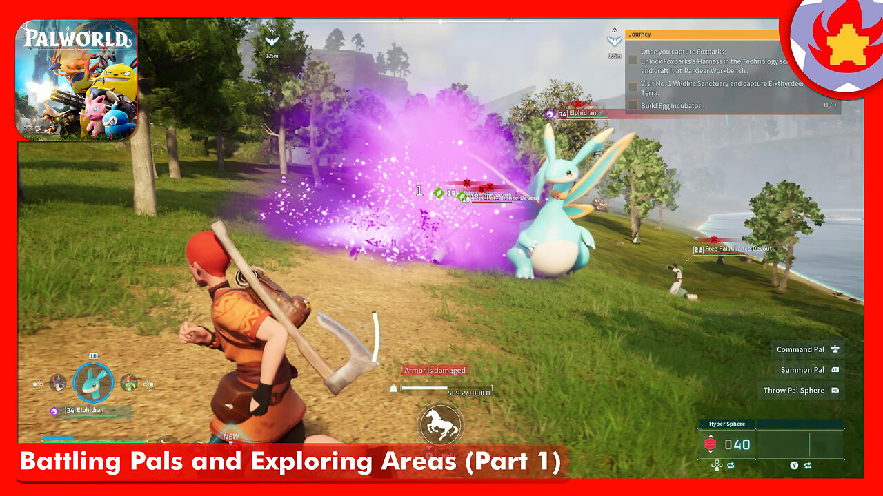 Battling Pals and Exploring Areas (Part 1) | Palworld