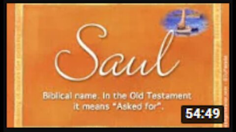 2 11 20 Saul will kill you Pt IV PASTOR DAVID LANKFORD