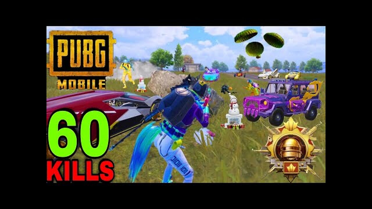 60 kills new record in pubg game