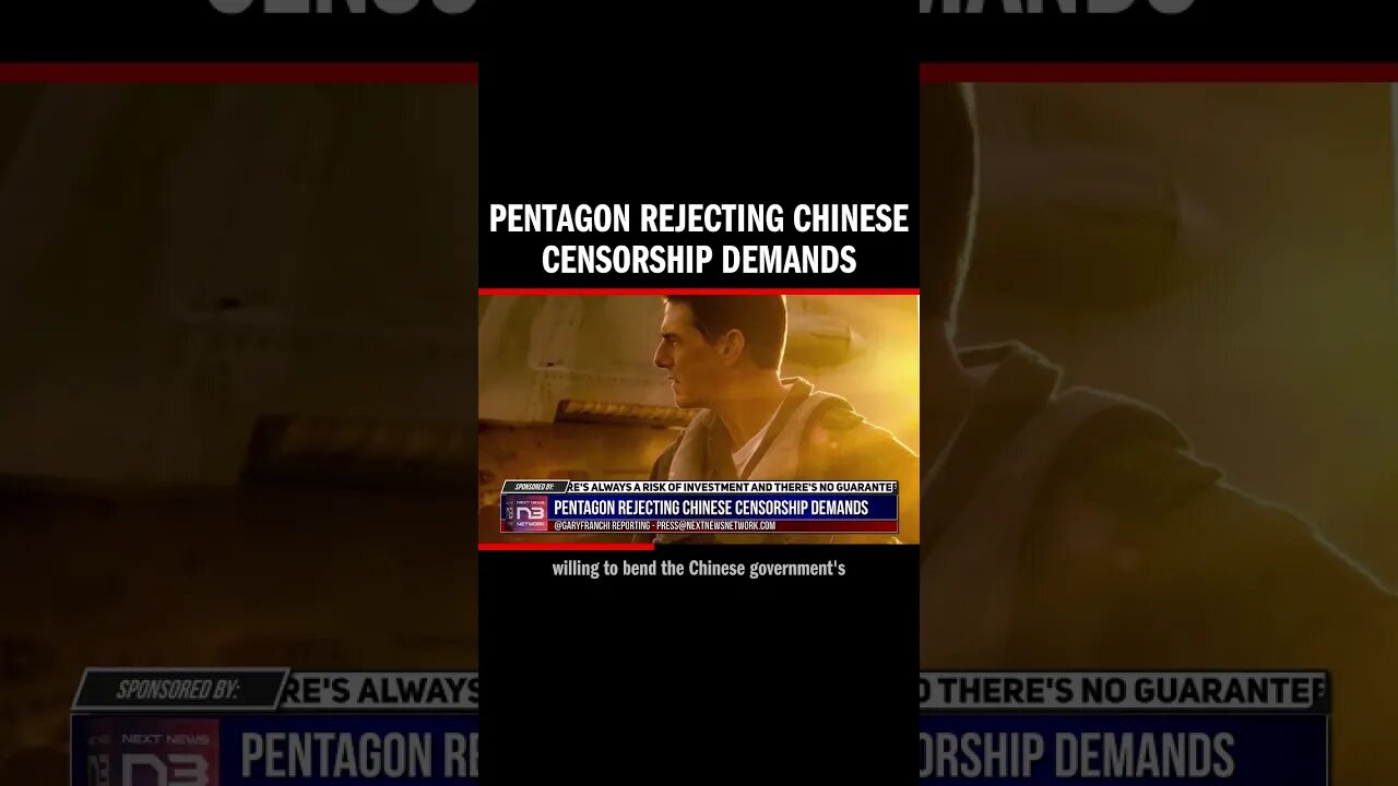 Pentagon Rejecting Chinese Censorship Demands