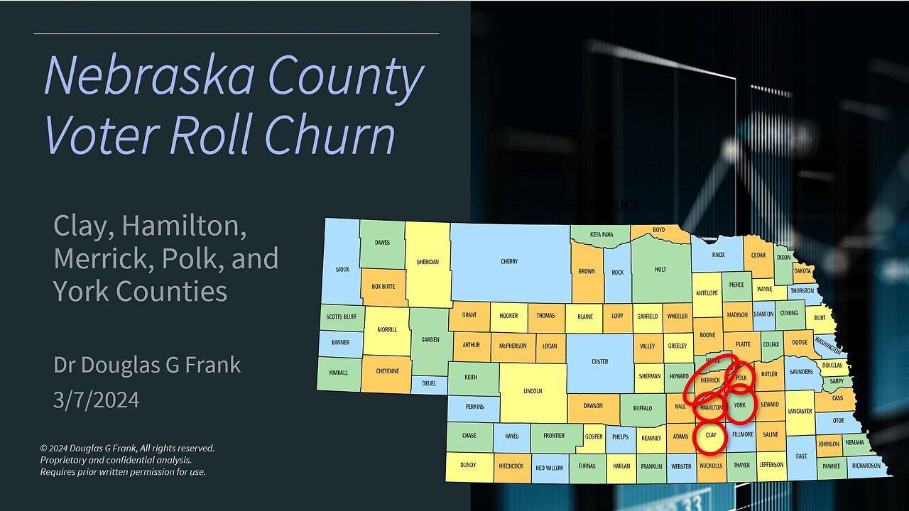 Voter Roll Churn in Five Nebraska Counties