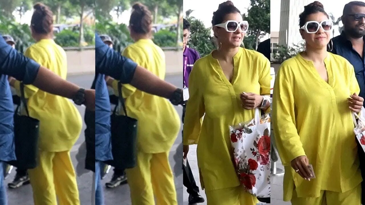 Baapre!! Baap Sabkuch Clear Dikh Raha Hai 😲😱 Kajol Flaunts Her Huge Figur In Transparent Outfit