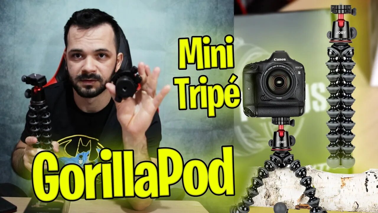 š„ MINI TRIPĆ - GorillaPod - TripĆ© tradicional ou GorillaPod?