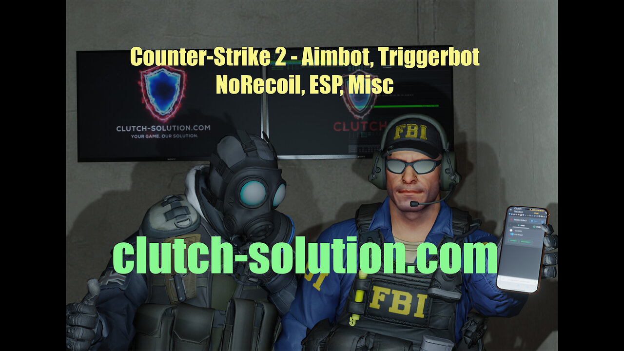 Counter-Strike 2 - Aimbot, Triggerbot, NoRecoil, ESP, Misc #3D animation