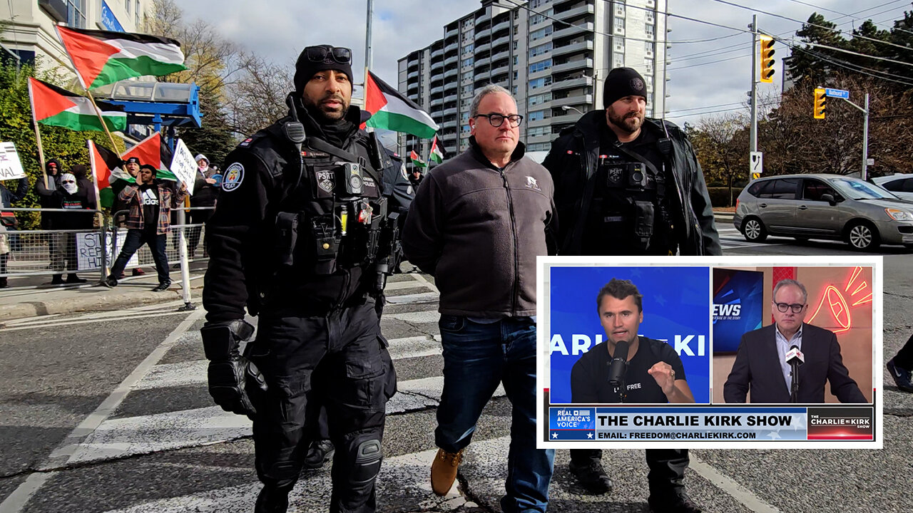 Ezra Levant warns Charlie Kirk about freedom of the press in Canada after shocking arrest