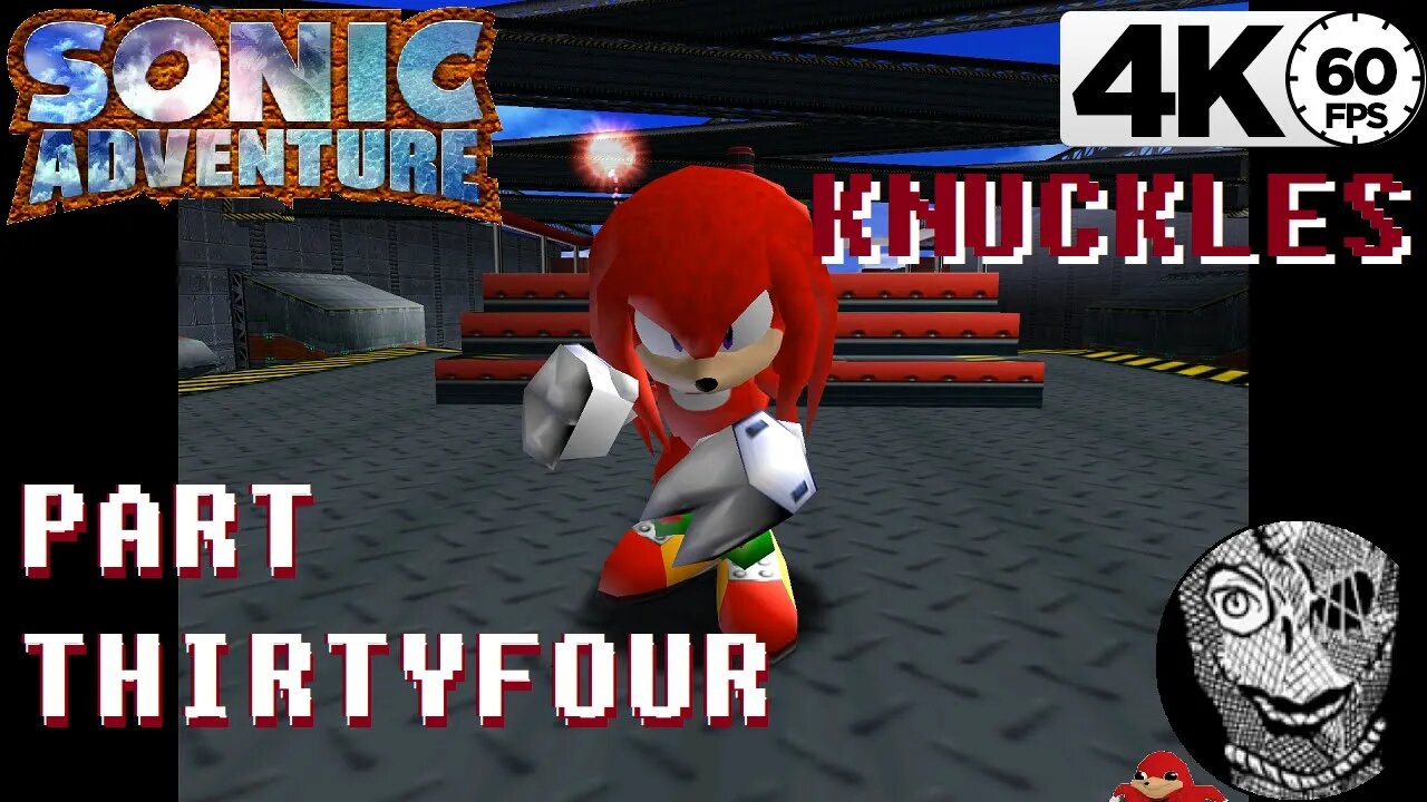 (PART 34) Sonic Adventure 4k [Stage 5 Sky Deck] KNUCKLES