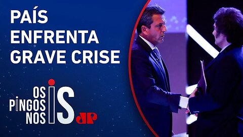 Debate presidencial da Argentina é marcado por clima de tensão e troca de acusações entre candidatos