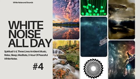 Spiritual V.04S |Three Lives Ambient Music | Relax, Sleep, Meditate, 3 Hour Of Peaceful White ‎Noise