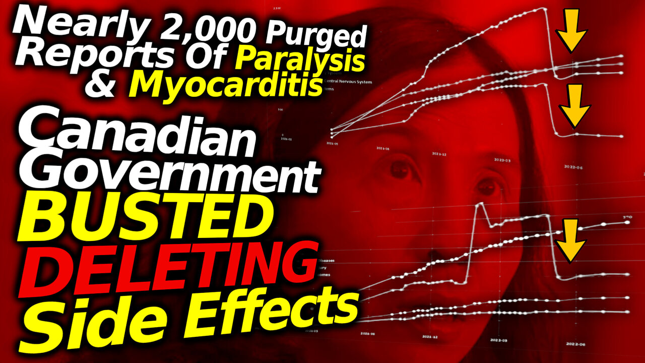 Canada Govt DELETES 1,973 Adverse Events Of Special Interest: Myocarditis, Paralysis & More