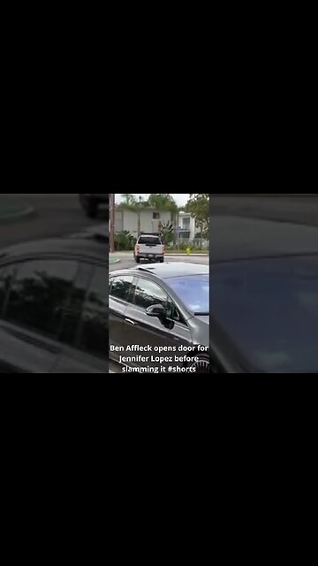 Ben Affleck opens door for Jennifer Lopez before slamming it #shorts