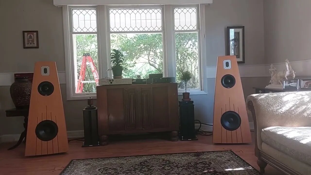 Imagine Shutting Sound Down With Room Treatment? It Is Treated With Hairy Bass Columns & Dog Hair!