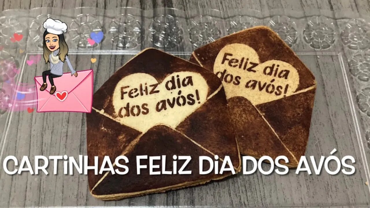 💌👵🏻 Biscoitos de Cartinhas Especiais para Dia dos Avós 2023 👵🏻💌