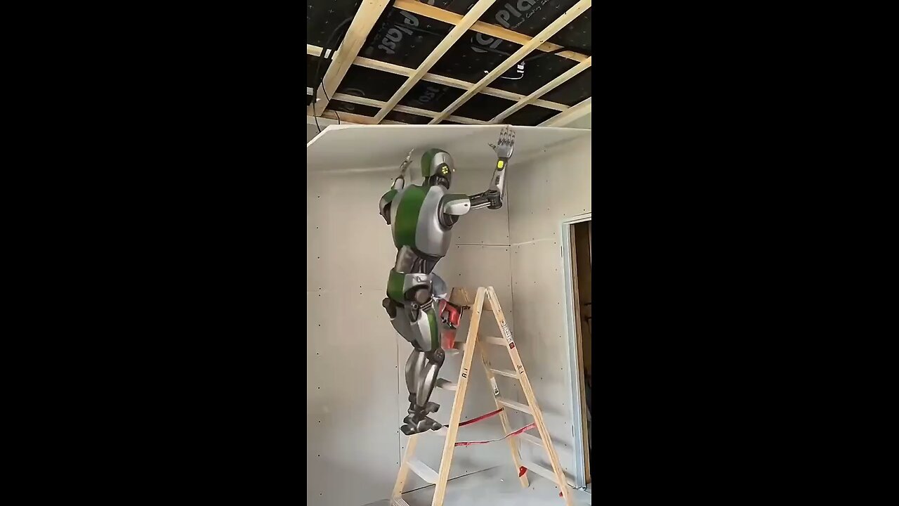 Robot working in the house