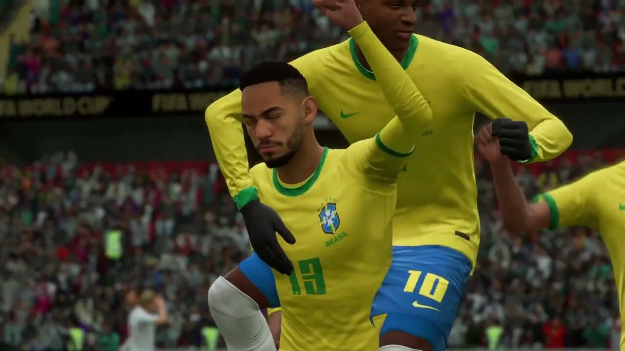 Brazil 5 - Argentina 0 || World cup Highlights 2022 FIFA 22 gameplay