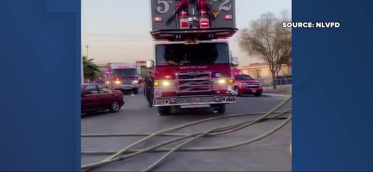 UPDATE: Child rescued from North Las Vegas house fire has died