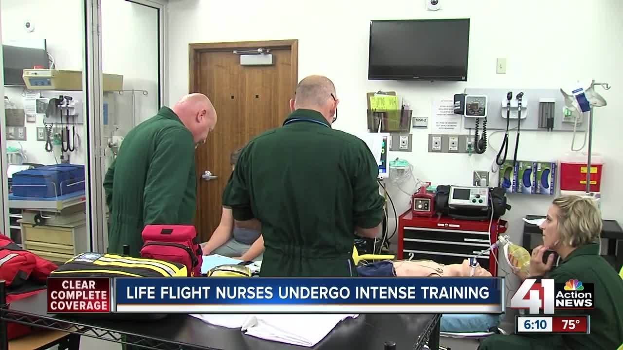 LifeFlight nurses, paramedics undergo intense training