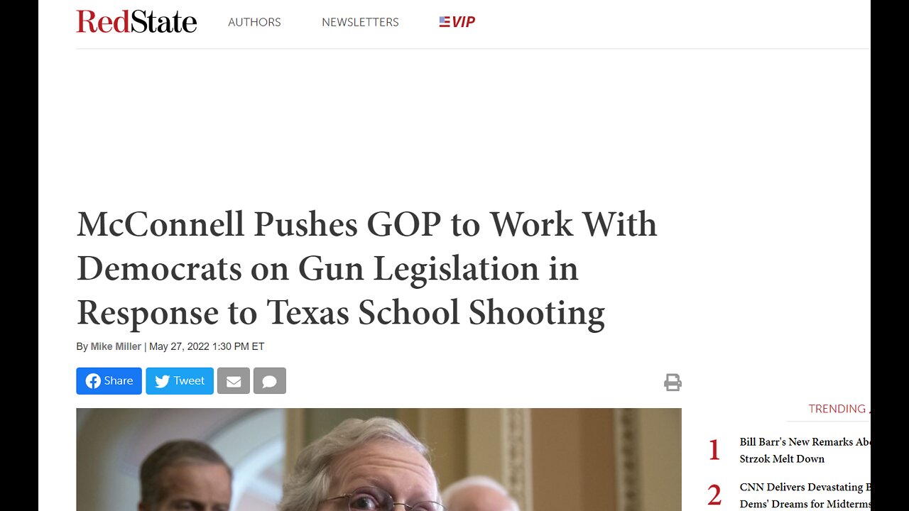 Liberty Conspiracy - McConnell, Biden Pledge to "Do Something" More to Attack Gun Right 6-2-22