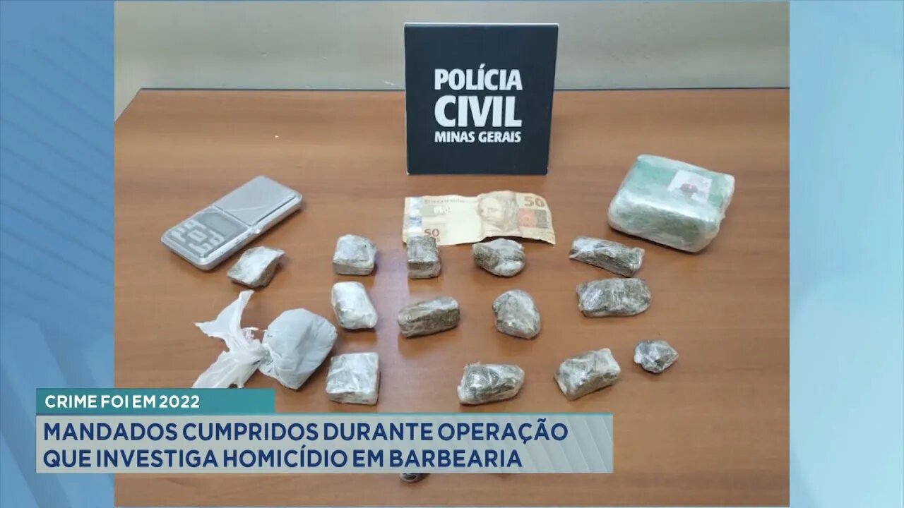 Crime foi em 2022: Mandados Cumpridos durante Operação que Investiga Homicídio em Barbearia.