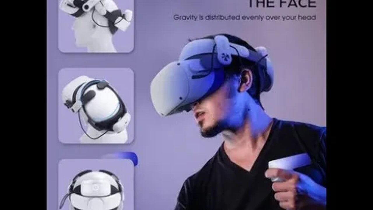 Upgrade Your Oculus Quest 2 Experience with the BOBOVR M2 Pro Battery Head Strap!