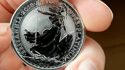 2018 1 Oz. Platinum Britannia Coin