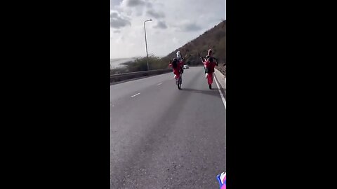 Watch this Female Bike Rider get some major Road Rash