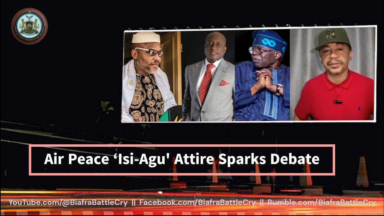 DADDY FREEZE TAKE ON AIR PEACE 'ISI AGU ATTIRE TO REBUKE DANGEROUS DIVERSITY THAT SPARKS DEBATE