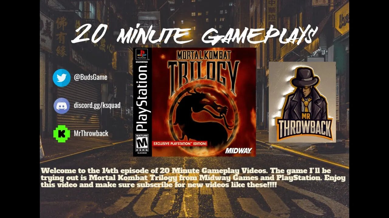 20 Minute Gameplays: Mortal Kombat Trilogy
