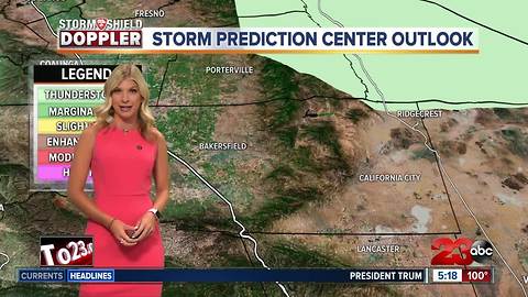 Tracking thunderstorms in the Lake Isabella area this afternoon