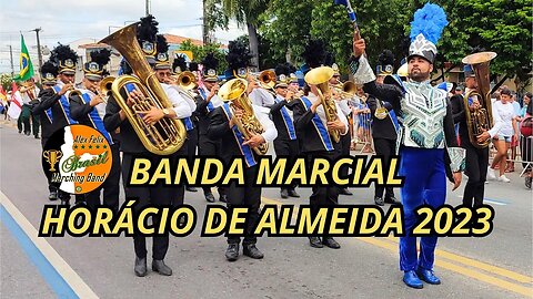 BANDA MARCIAL HORÁCIO DE ALMEIDA 2023 - DESFILE CÍVICO 2023 NO BAIRRO DE MANGABEIRA - PB.