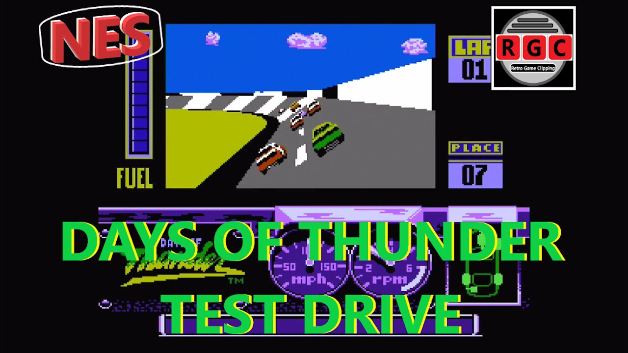 Days Of Thunder - Test Drive - Retro Game Clipping