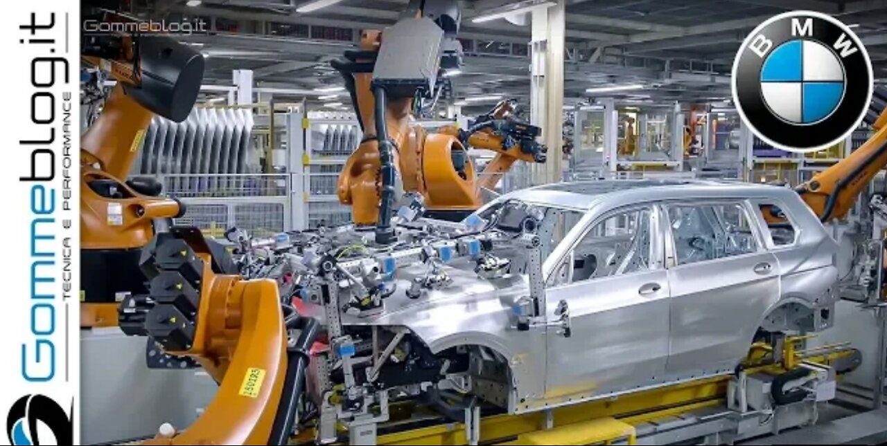 BMW Car Factory Robots - Fast Manufacturer ing #BMW #CAR MANUFACTURERING #CAR FACTORY