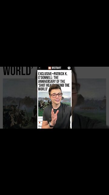 The shot heard around the world!