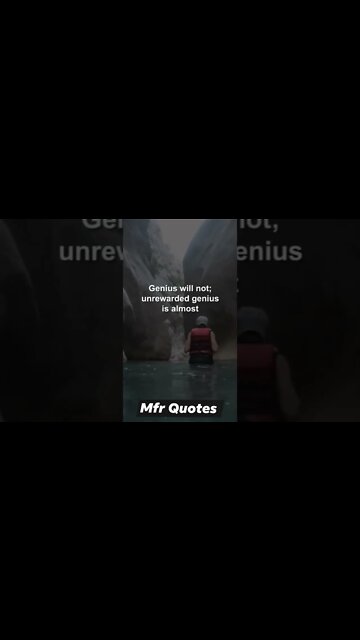 Genius will not..........Quotes of the day in english