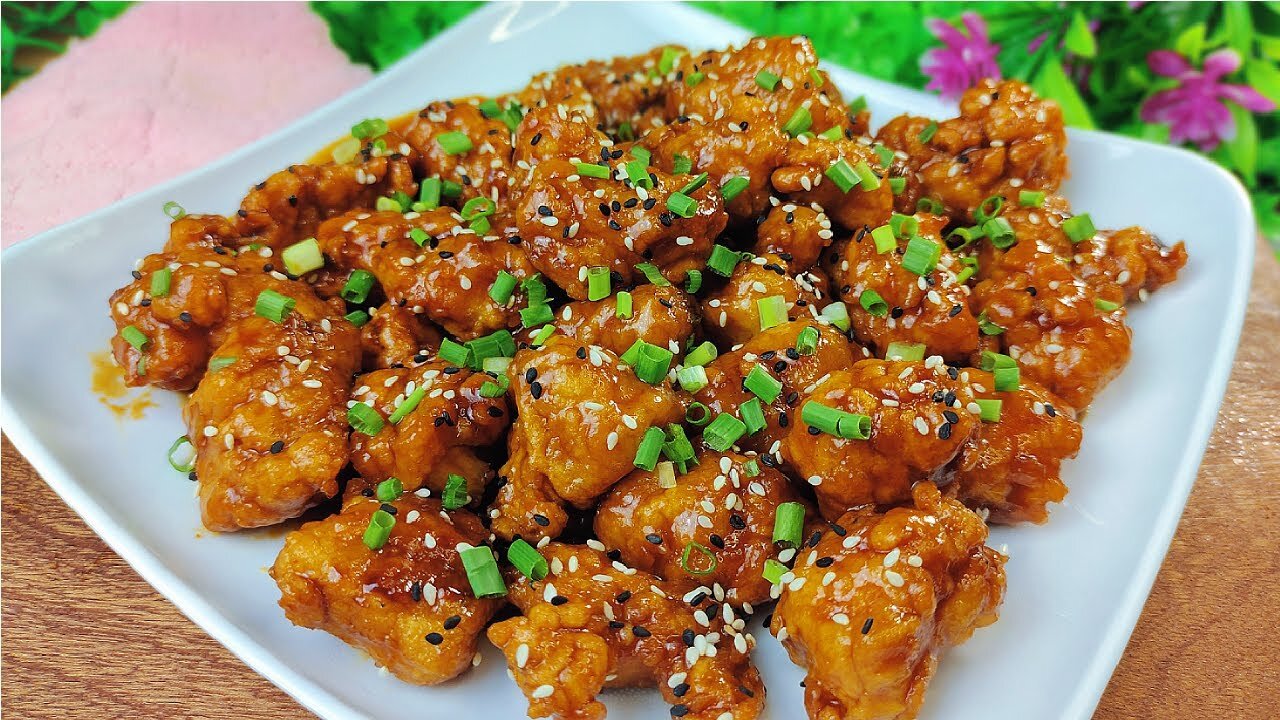 Sesame chicken ! Easy, fast and incredibly delicious BY MEO G