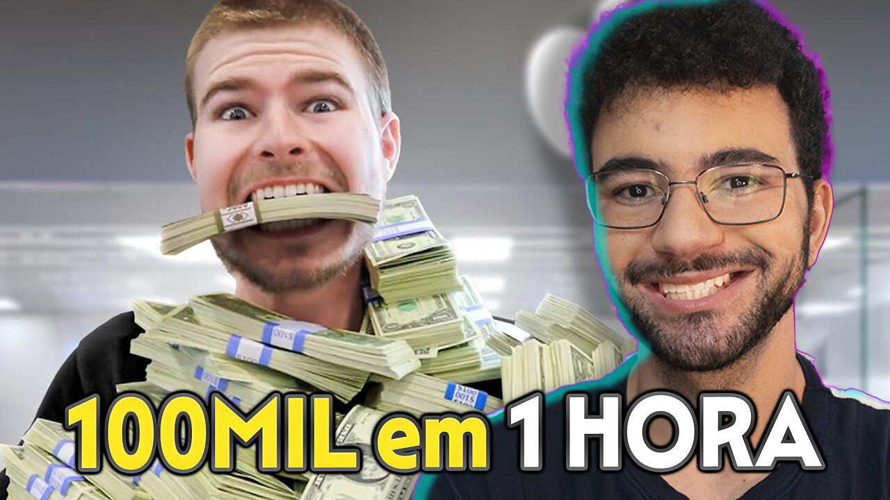 Você Tem Uma Hora Pra Gastar $100,000! - Rk play reage a MRBEAST