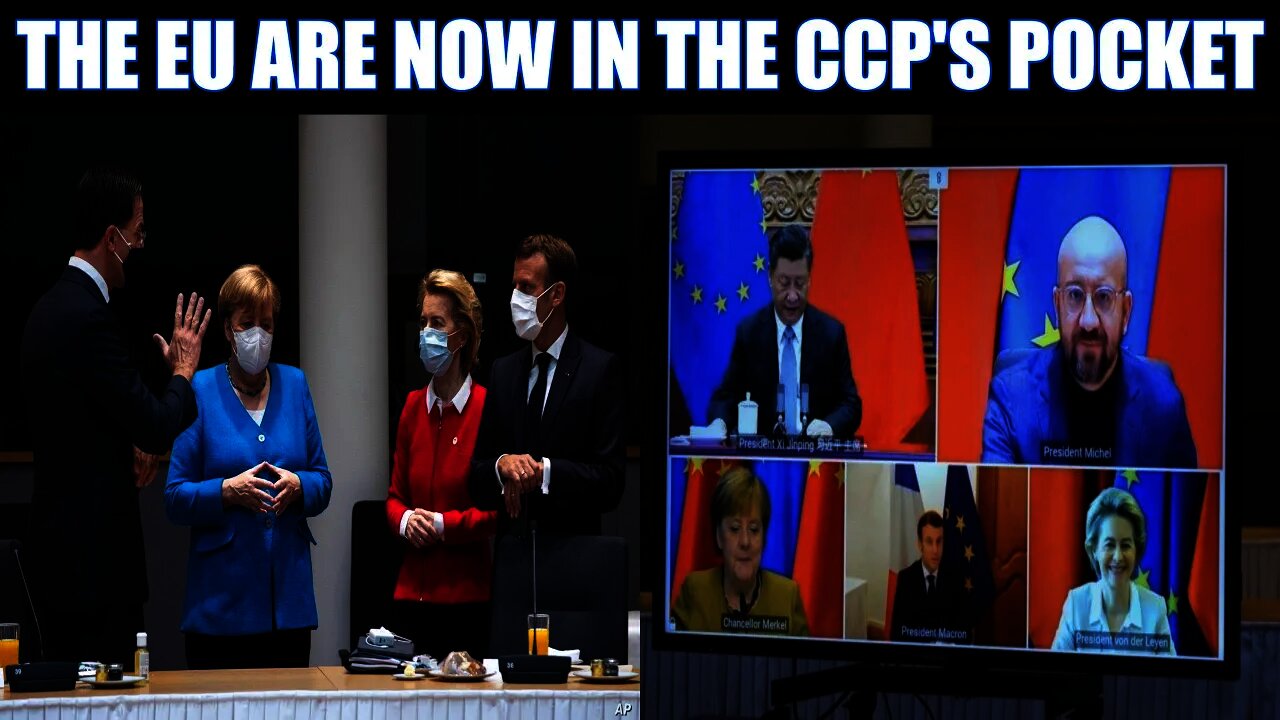 The EU Jumps In Bed With The CCP Just Days After Brexit Britain Walks Away