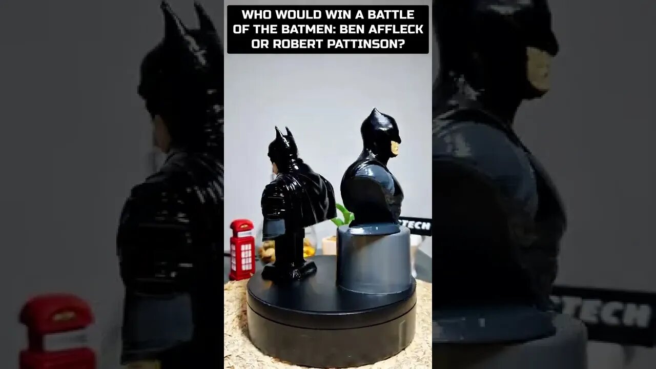 Batman Vs Batman 3D Print #shorts #batman #benaffleck #robertpattinson