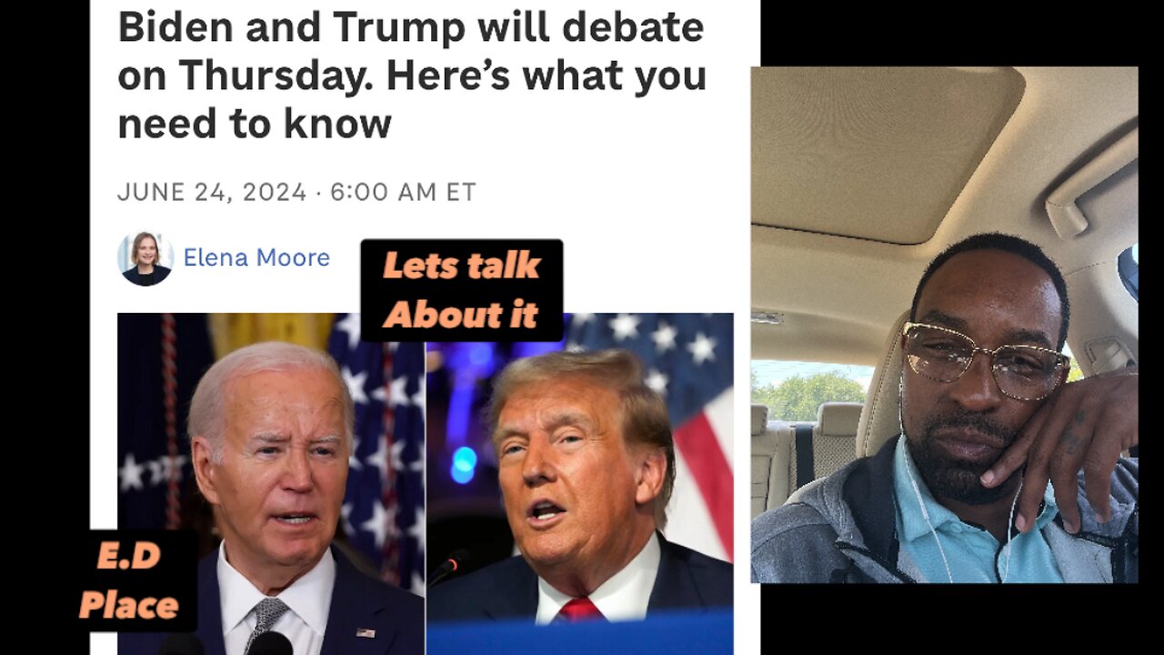 The Debate is coming up this Thursday. Let’s talk about it .