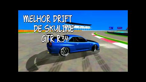 MELHOR DRIFT DE SKYLINE GTR R 34 *NA TEMPESTADE*