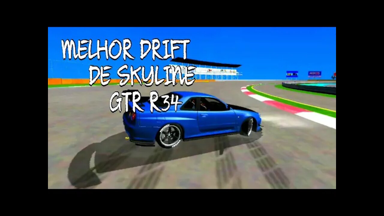 MELHOR DRIFT DE SKYLINE GTR R 34 *NA TEMPESTADE*