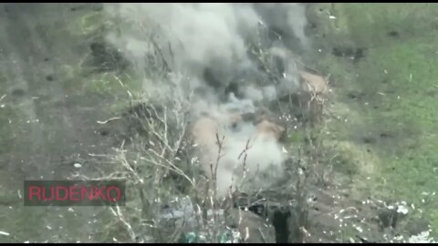 The shell hits the AFU trench