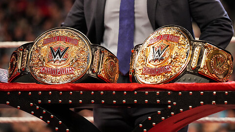 NEW World Tag Team Titles REVEALED! #shorts