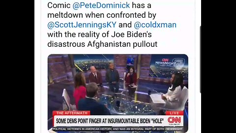 Scott Jennings body slams Pete Dominick